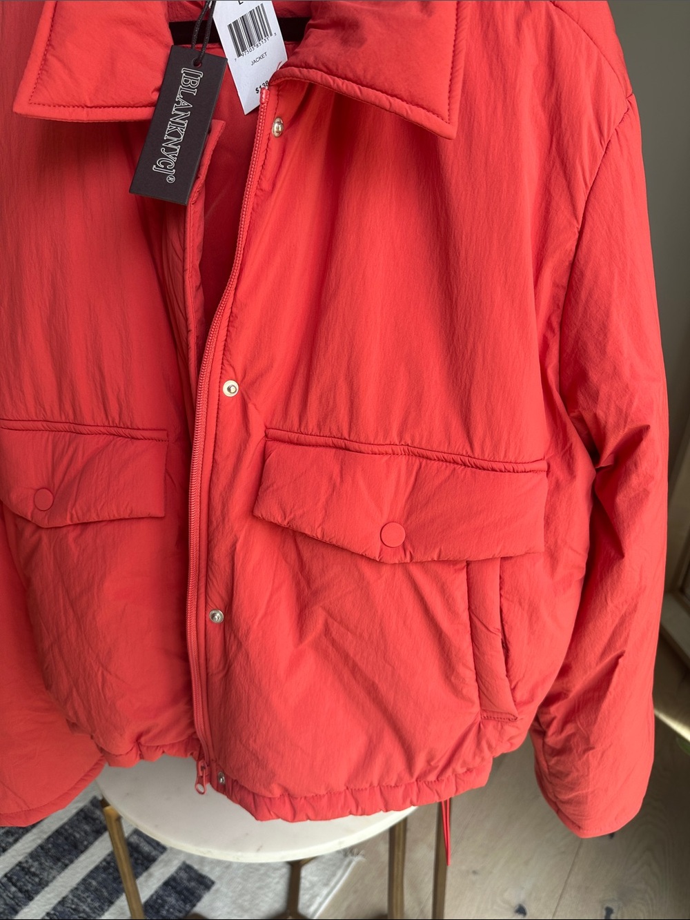 NWT Blank NYC Red Puffer Jacket - Picture 5 of 5